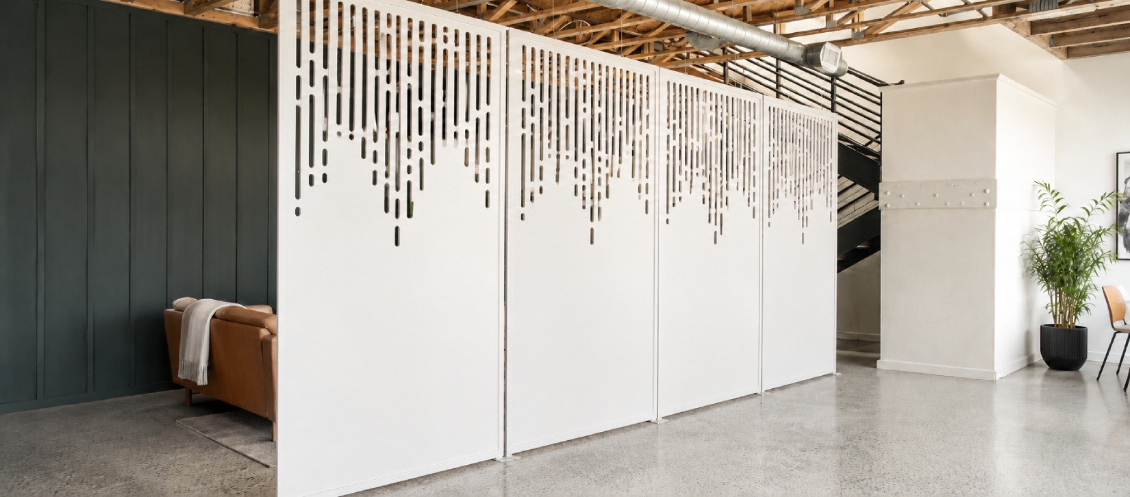 Addo BEADED Acoustic Felt Hanging Divider-banner