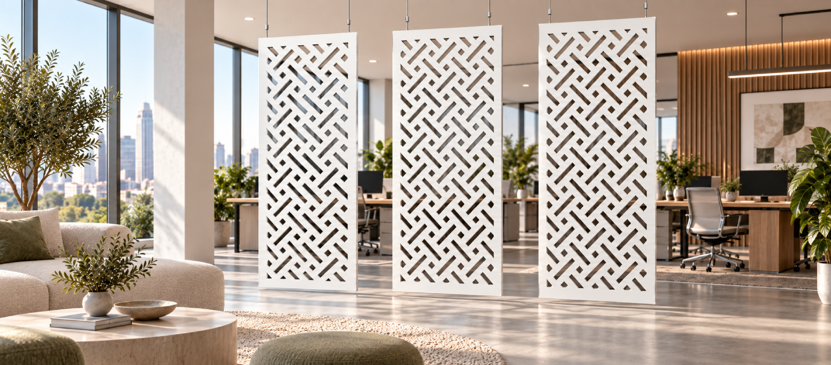 Attach Hanging Room Dividers - LUMIN II