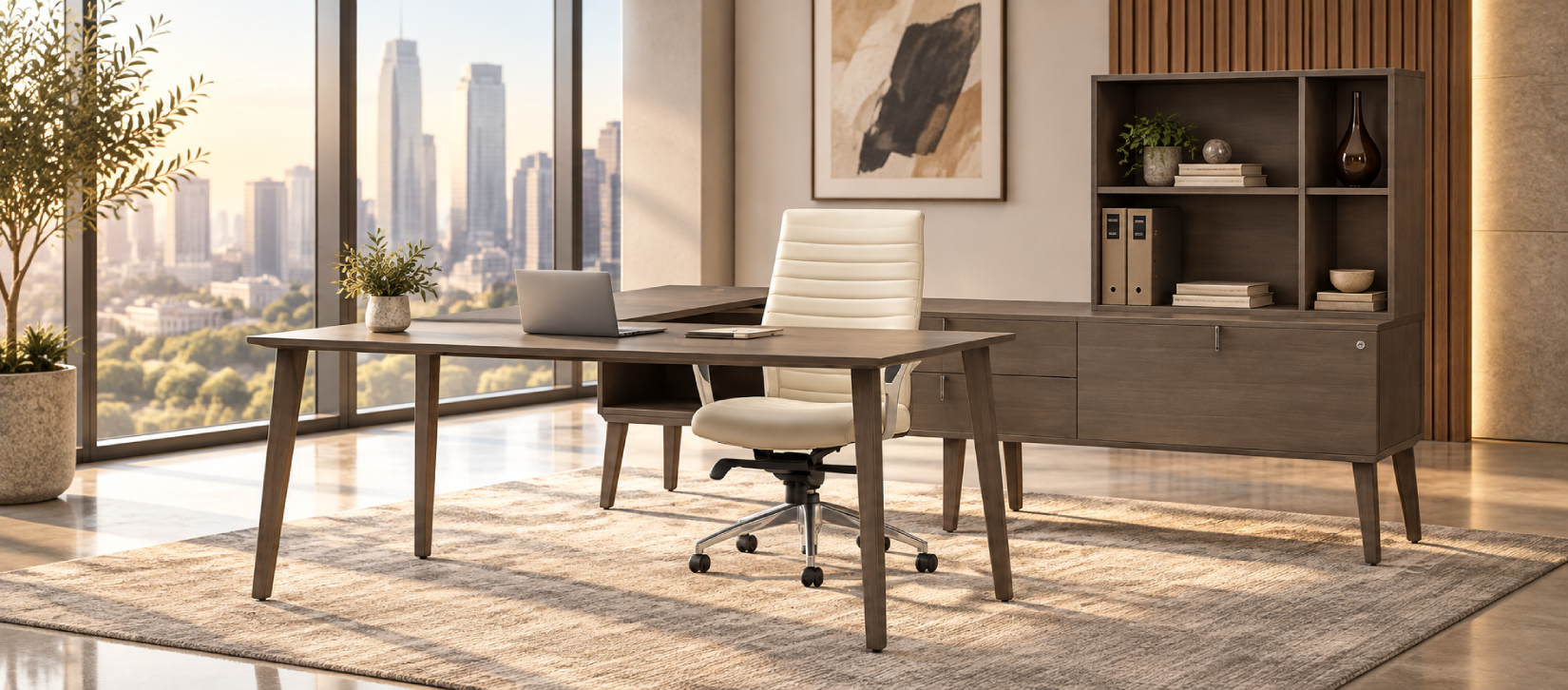 Corby Executive Laminate Desk