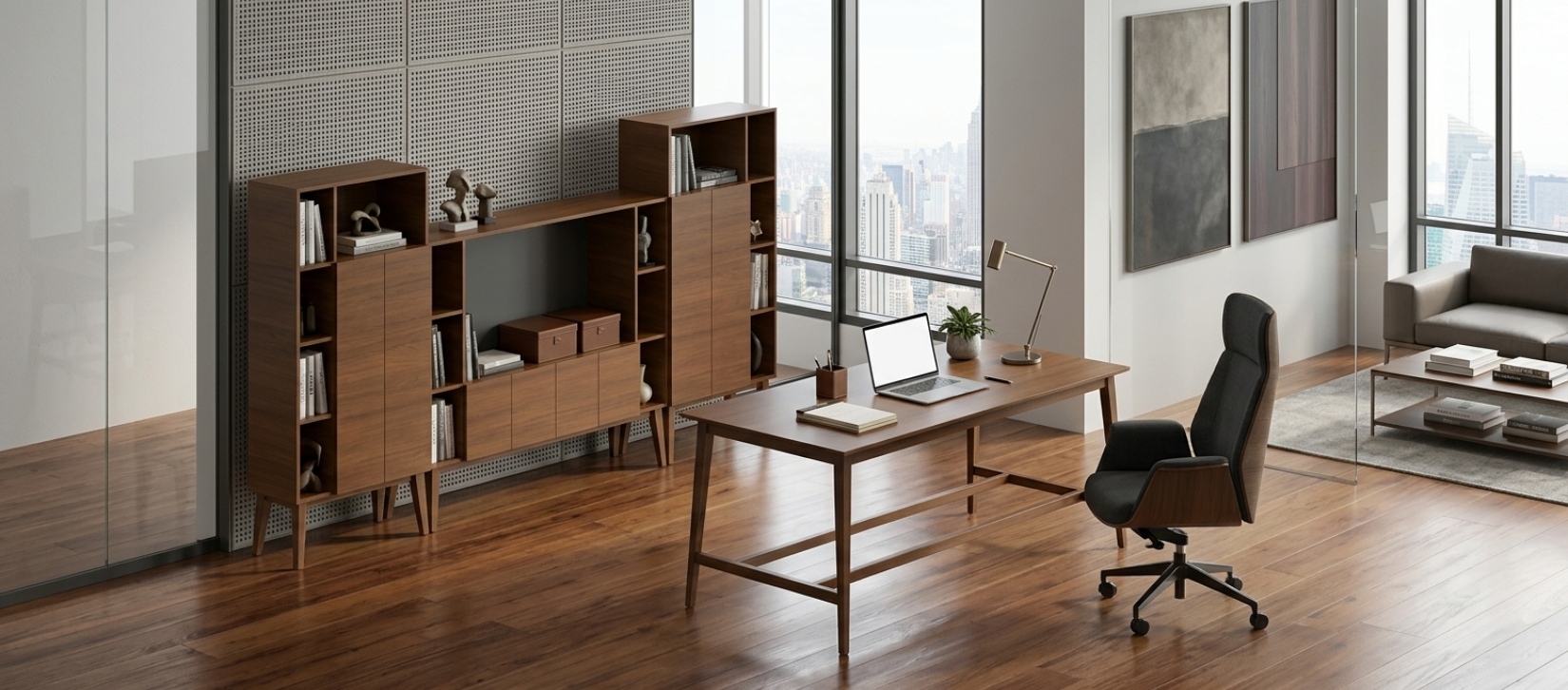 Corby Laminate And Veneer Desking CBY206