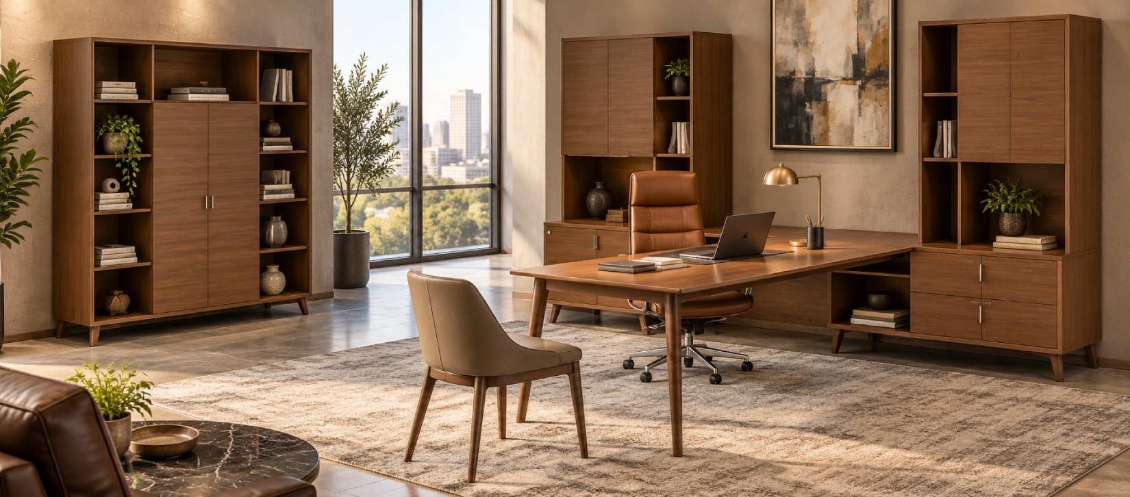 Corby Laminate and Veneer Desking CBY207
