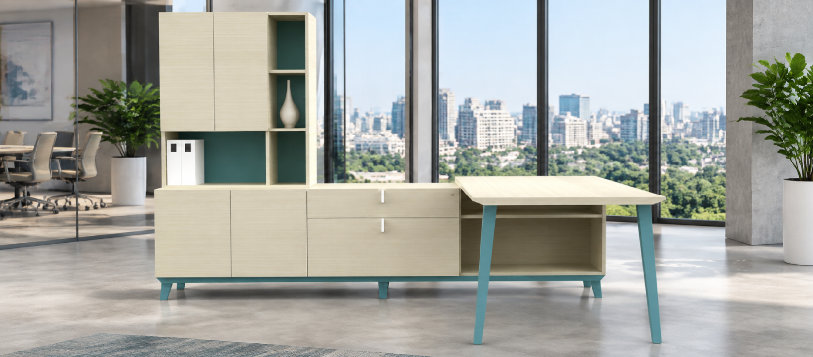 Corby Professional Laminate Work Desk
