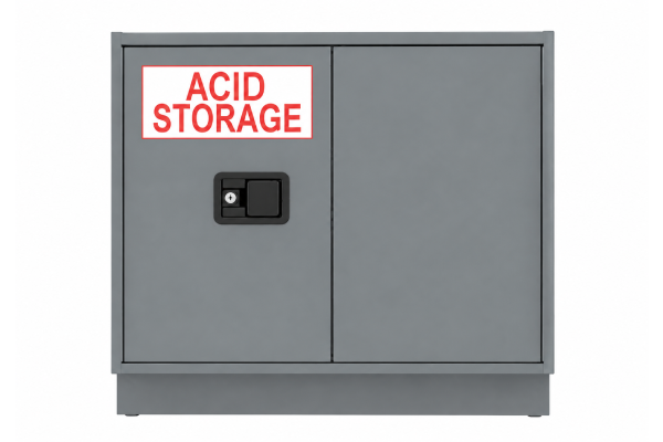 Custom Lab Casework Acid and Flammable Cabinet