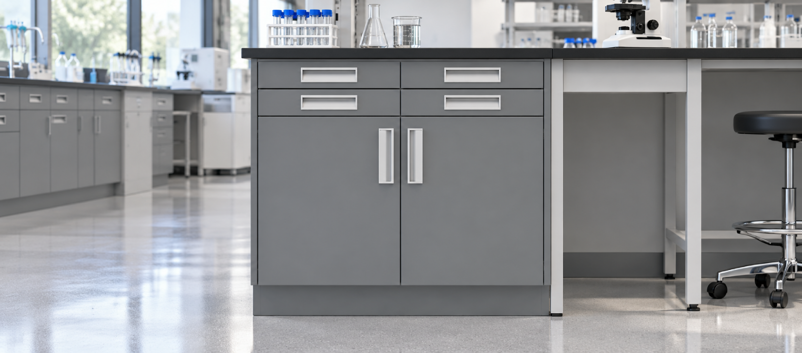 Custom Lab Casework Base Cabinet