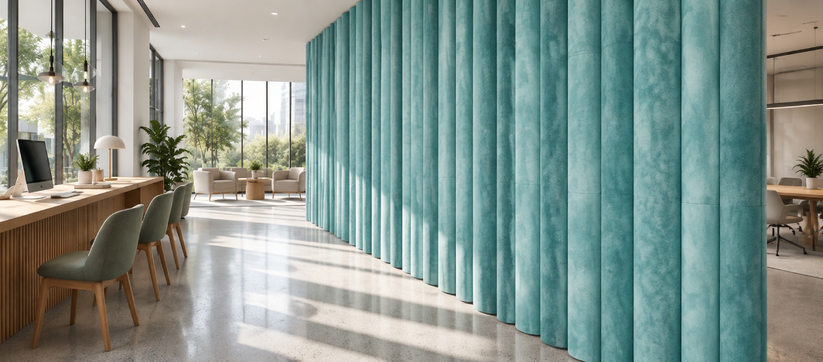 Demi Felt Wall Panels - Assured Marble
