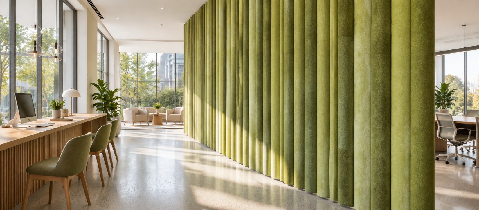 Demi Felt Wall Panels - Avocado-banner