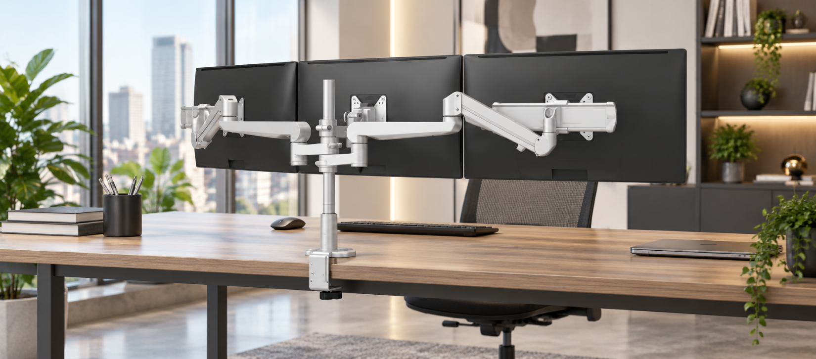 ESI Evolve3-FF Triple Montior Arm