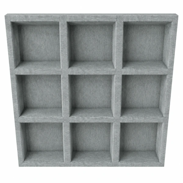 Flip Felt Ceiling Grid Tile Light Gray Felt