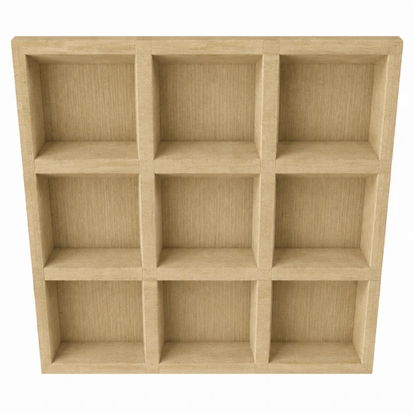 Flip Felt Ceiling Grid Tile Natural Wood