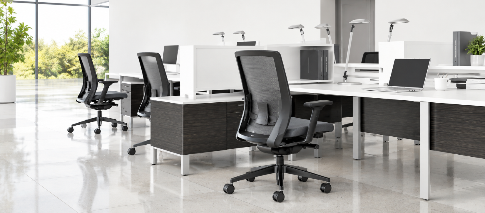 G20 Ergonomic Mesh Task Chair, Synchro-Tilt, Adjustable Arms