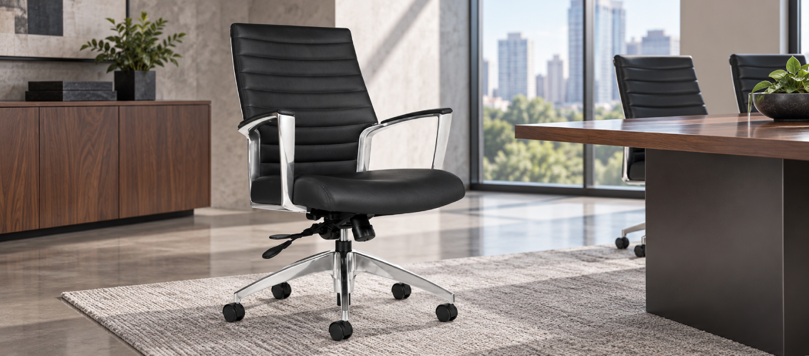 Global Accord Medium Back Conference Chair