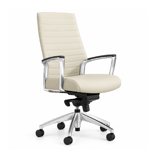 Global Accord White High Back Executive Chair