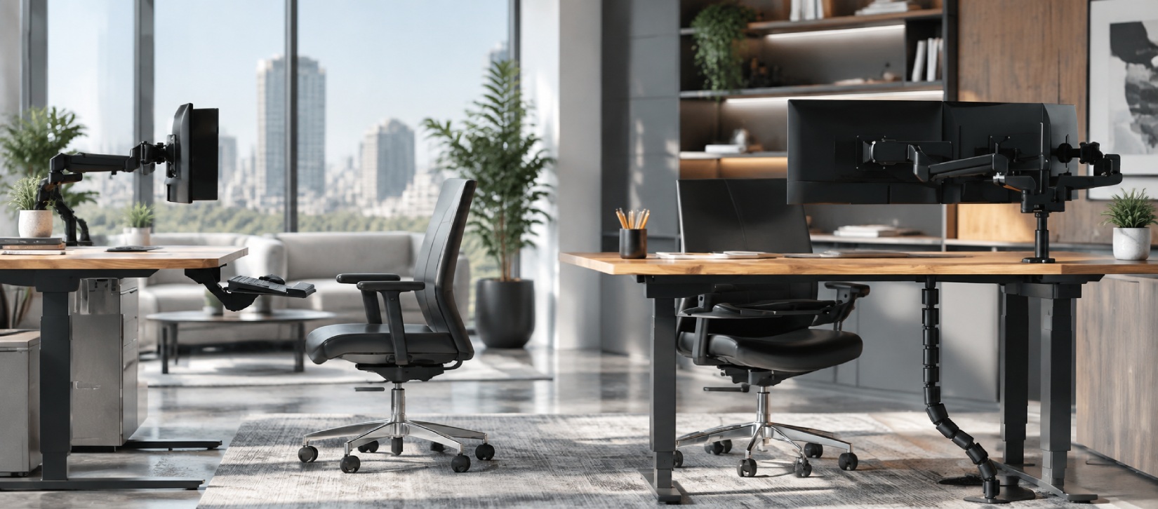 Global Adjustable Multi Monitor Arm System