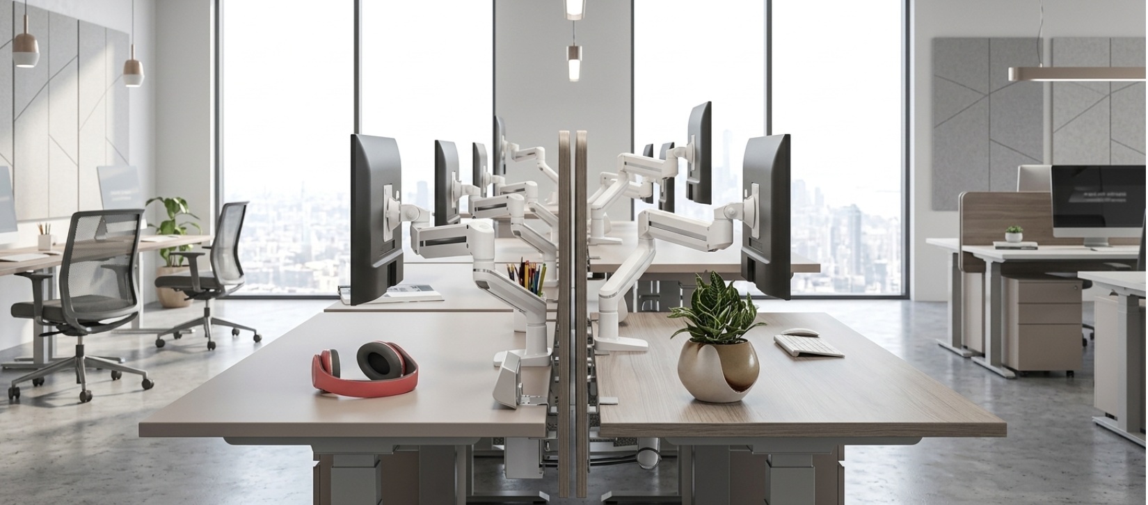 Global Adjustable Single Monitor Arm