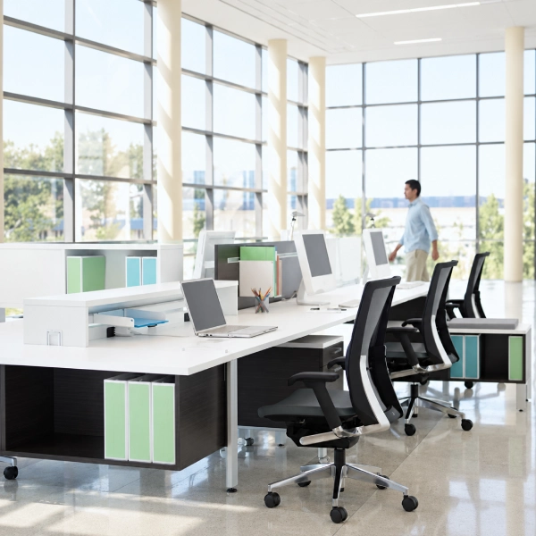 Global Bridges II Modular Benching Desk