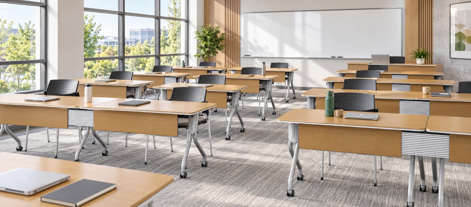 Global Bungee Modular Classroom Training Tables
