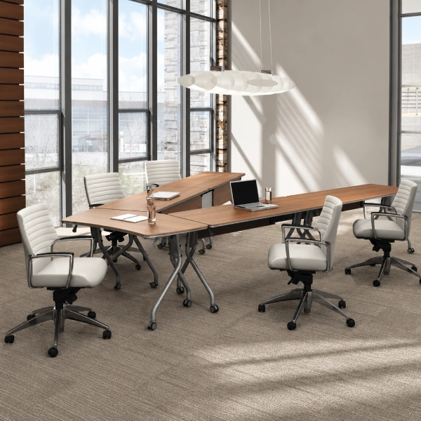 Global Bungee U-Shaped Modular Training Tables-product
