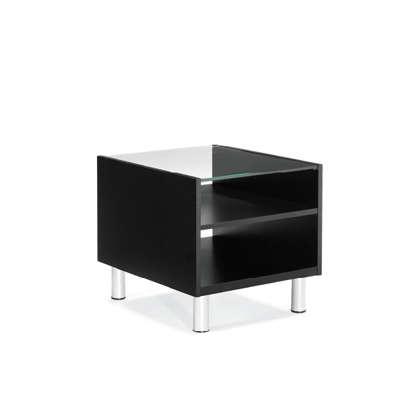 Global Citi Lounge Tables Square Glass Top