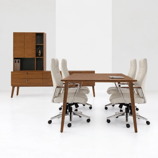 Global Corby Premium Veneer Meeting Desk