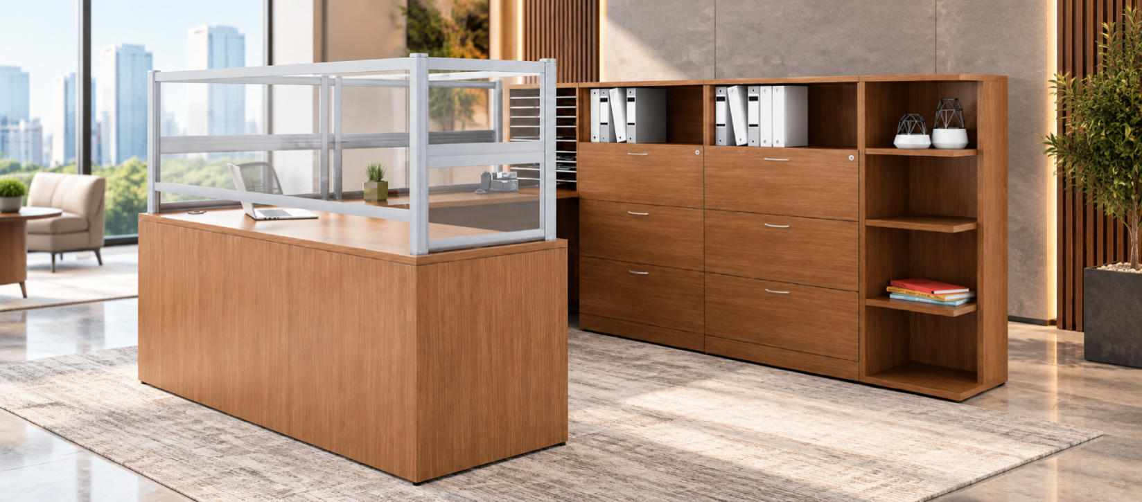 Global Divide Modular Laminate Desk