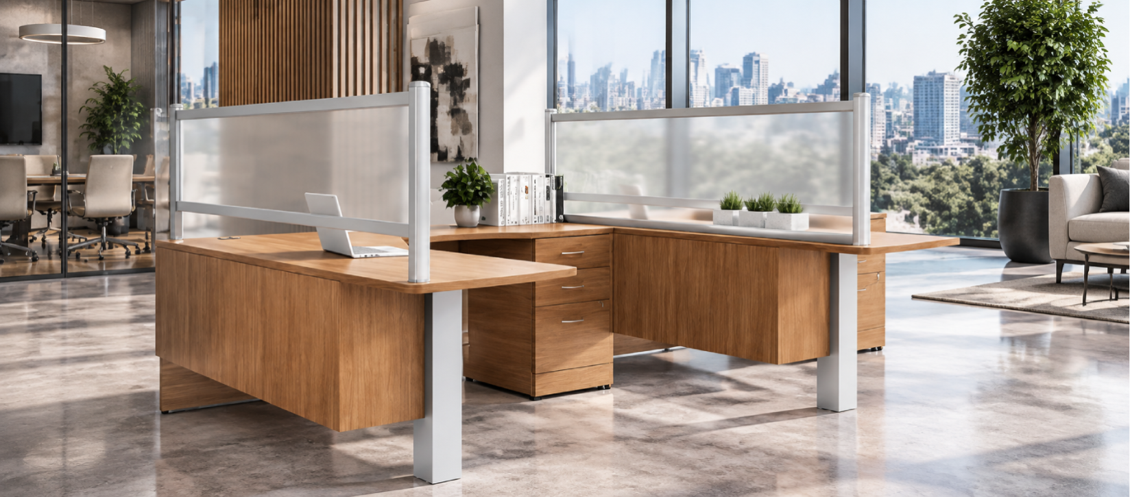 Global Divide Office Workstation Desk