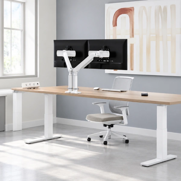 Global Dual Adjustable Monitor Arm-product