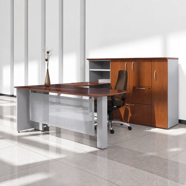 Global Dufferin Modular Veneer Office Desk
