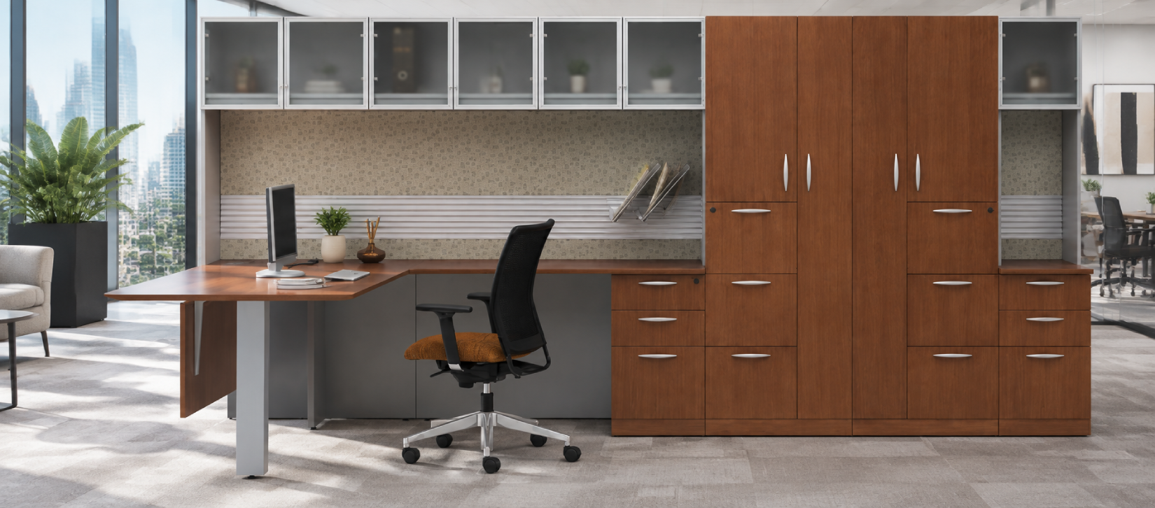 Global Dufferin Professional Laminate Desk