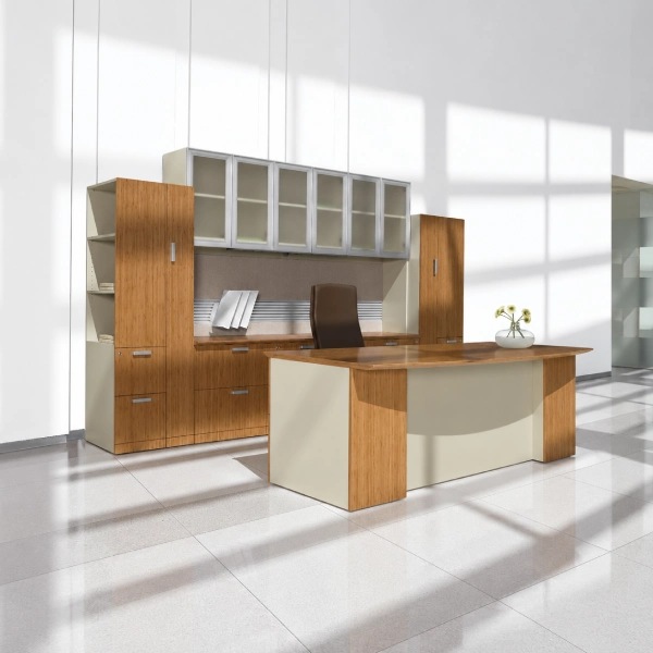 Global Dufferin Veneer Workstation Desk