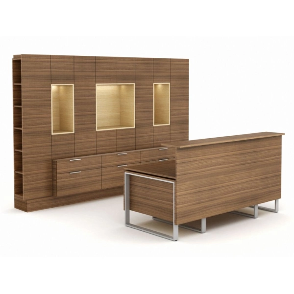 Global Foundations Executive Veneer Desk
