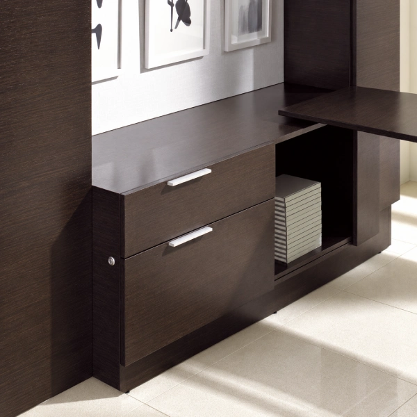 Global Foundations Modern Veneer Desk