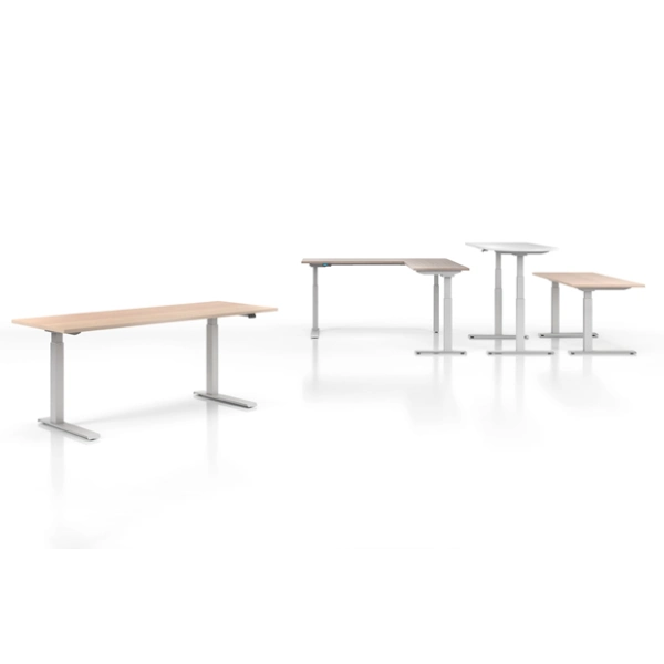 Global FreeFit Height Adjustable Desks and Tables Multi Table Collection
