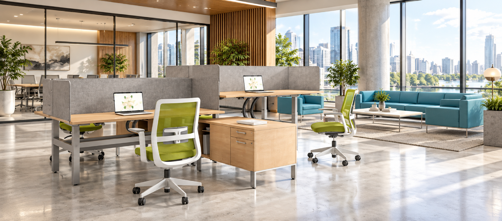 Global FreeFit Modern Office Workstation
