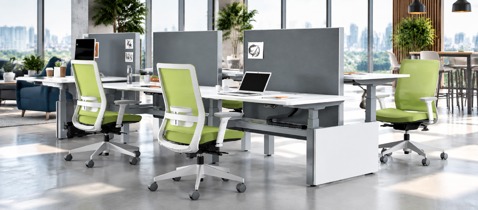 Global FreeFit Modular Benching Desk
