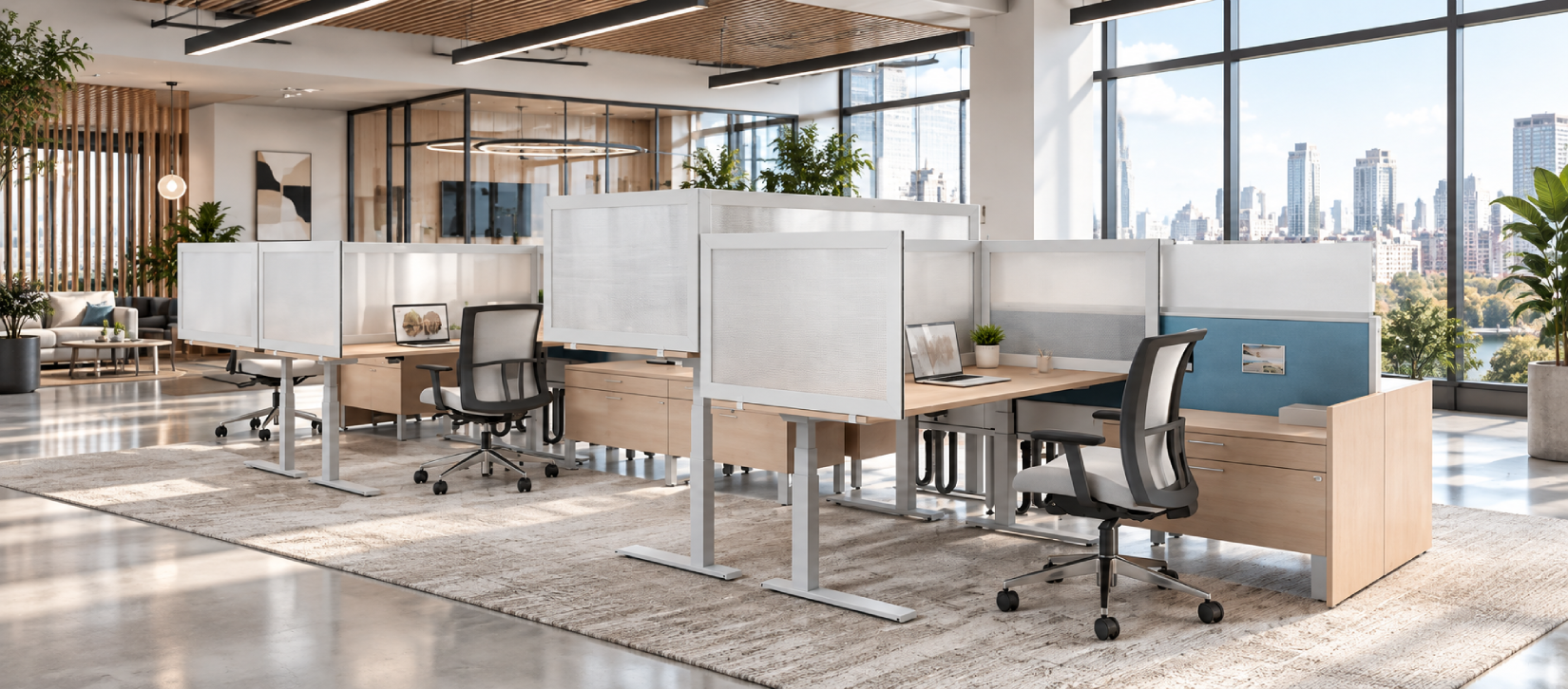 Global FreeFit Modular Office Desk System