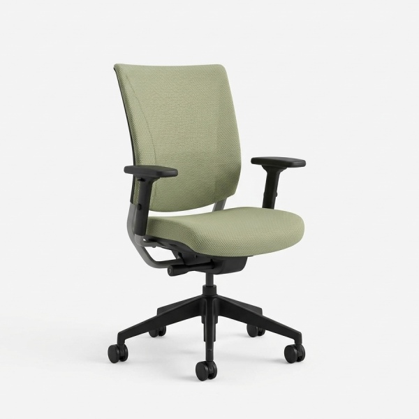 Global Graphic Olive Textured Ergonomic Office Chair