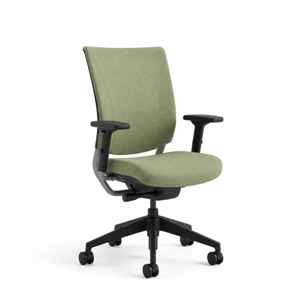 Global Graphic Olive Textured Ergonomic Office Chair