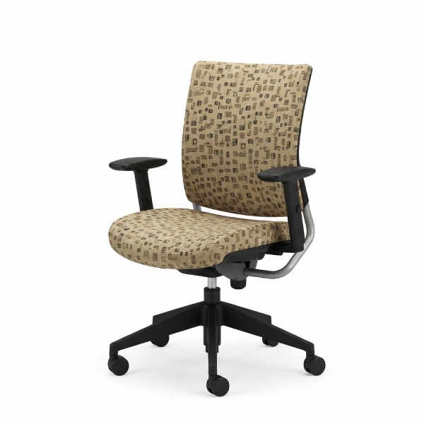 Global Graphic Patterned Upholstered Office Chair