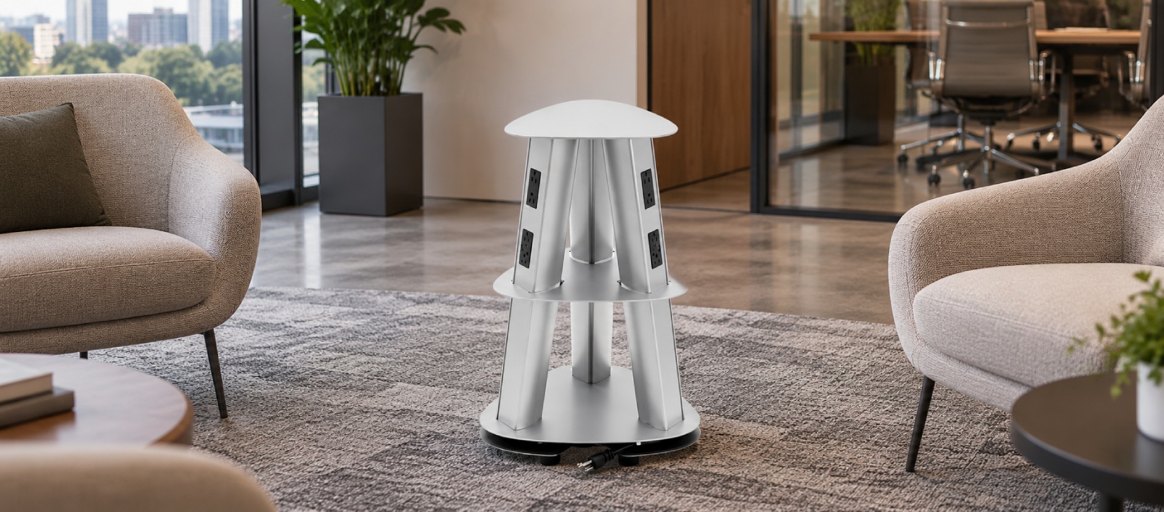Global Isle Power Tower with AC & USB Charging