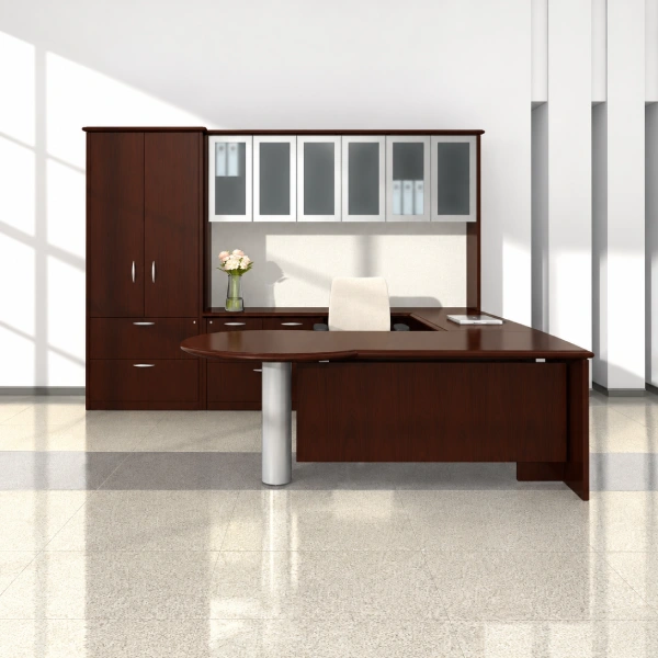 Global Kingston Contemporary Veneer Desk