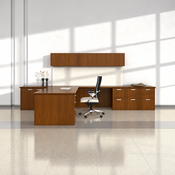 Global Kingston Executive Veneer Desk