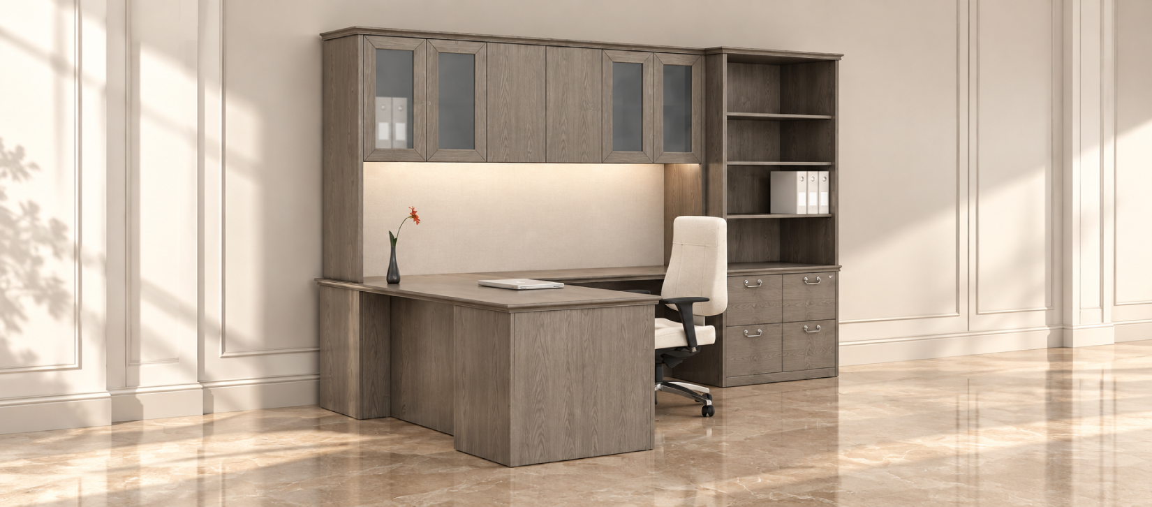 Global Kingston Premium Veneer Office Desk