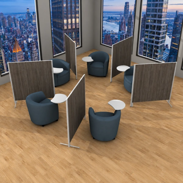 Global Linking Woodgrain Divider Panels