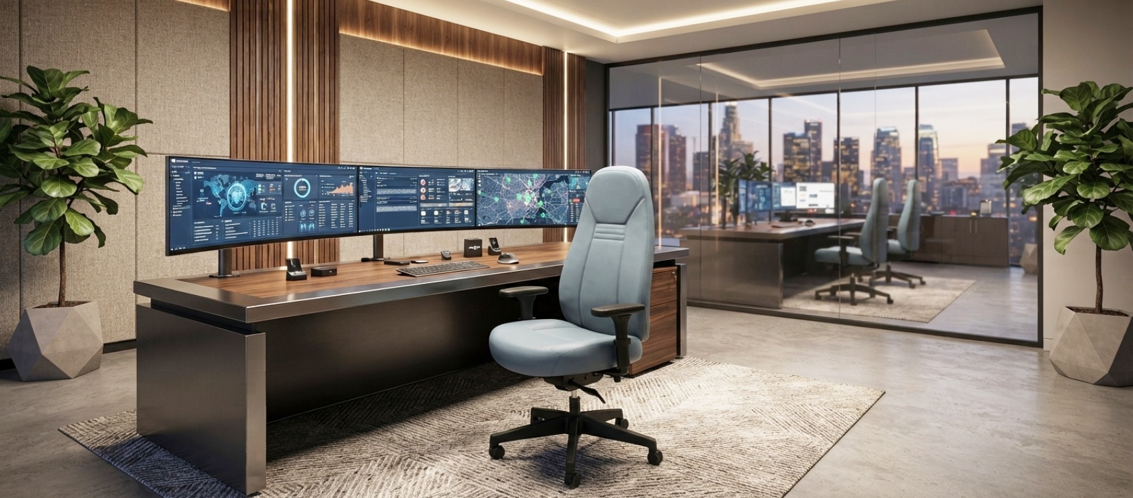 Global ObusForme Comfort XL Contoured Extended High-Back Chair