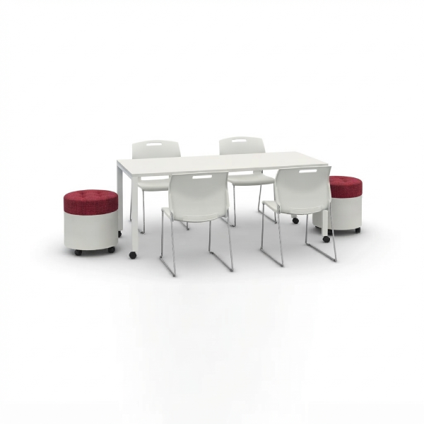 Global Princeton Laminate Desk Series – Rectangular Meeting Table