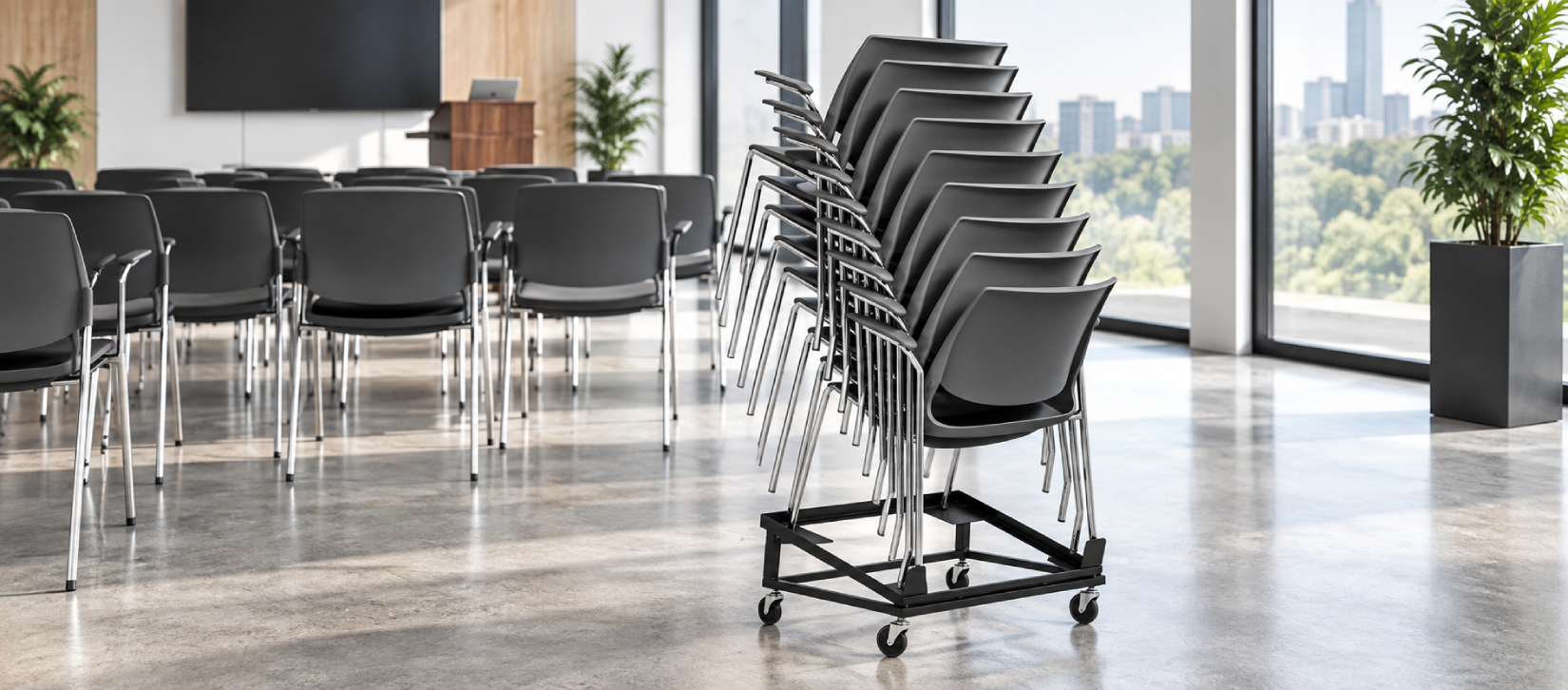 Global Rebound Stacking Chair Dolly