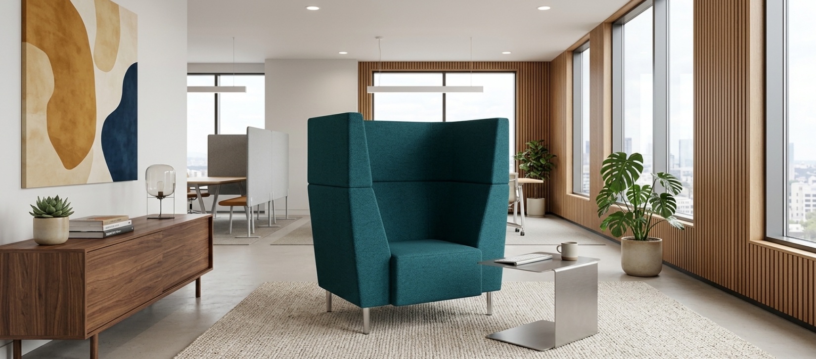 Global River High-Back Personal Lounge Chair