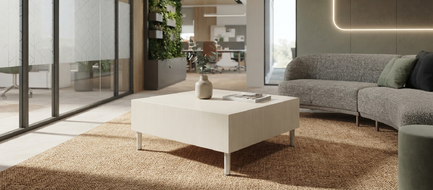 Global River Occasional Table - 36 Inch Square Coffee Table (7732)