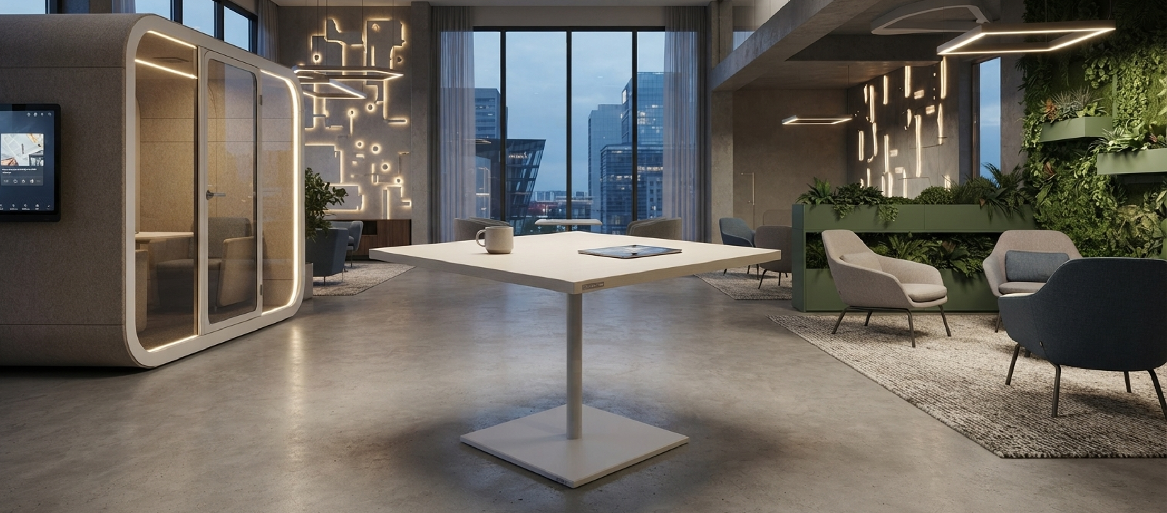 Square Laptop Table (7745)