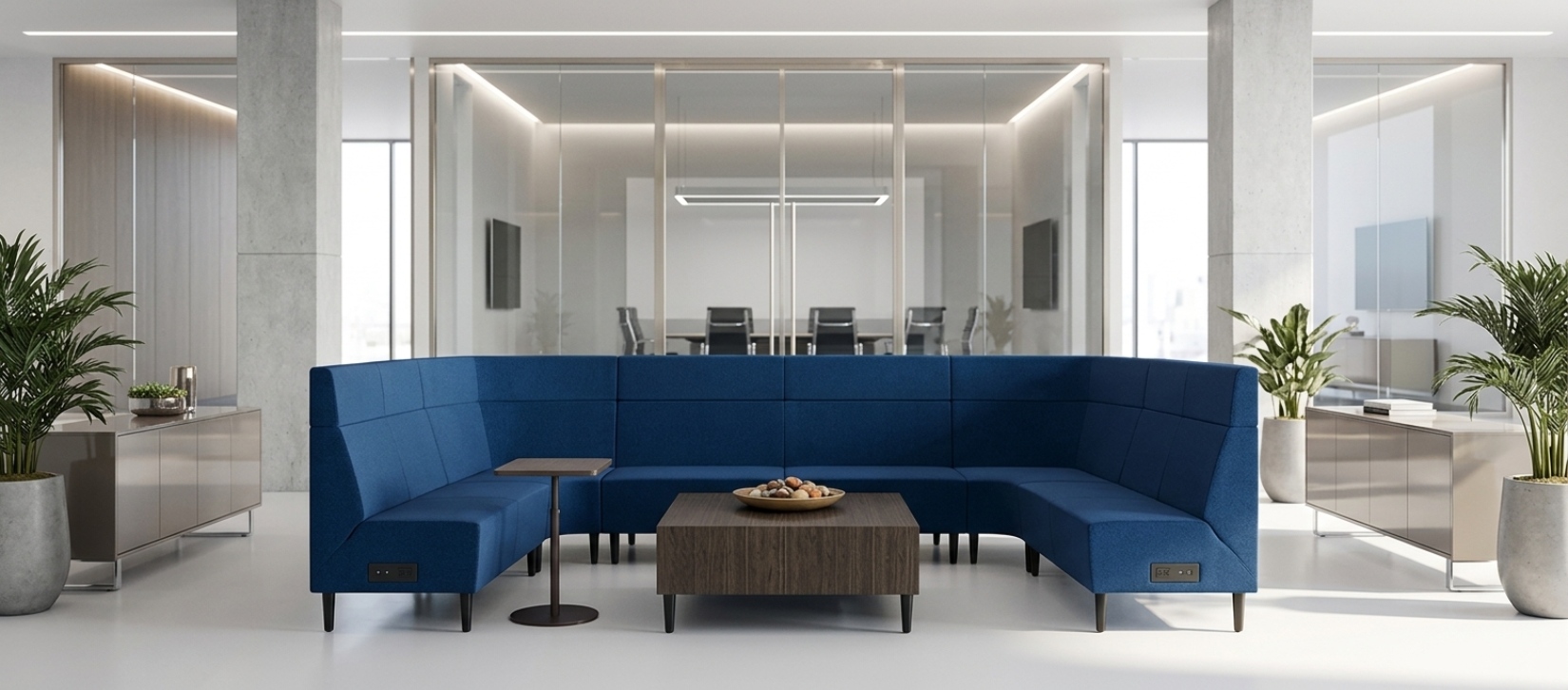 Global River U-Shaped Modular Lounge Seating